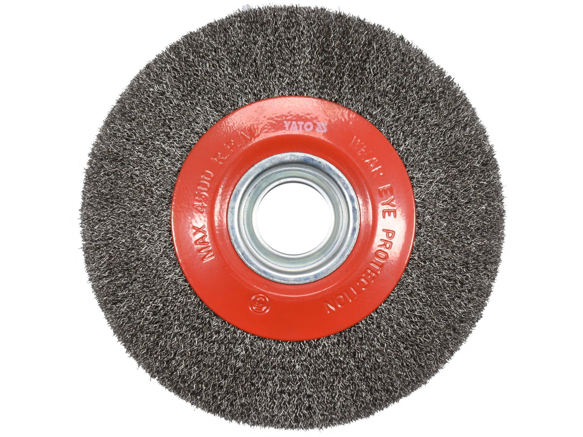 Schijfborstel 200MM ⌀32MM Inox Voor Tafelslijpmachine