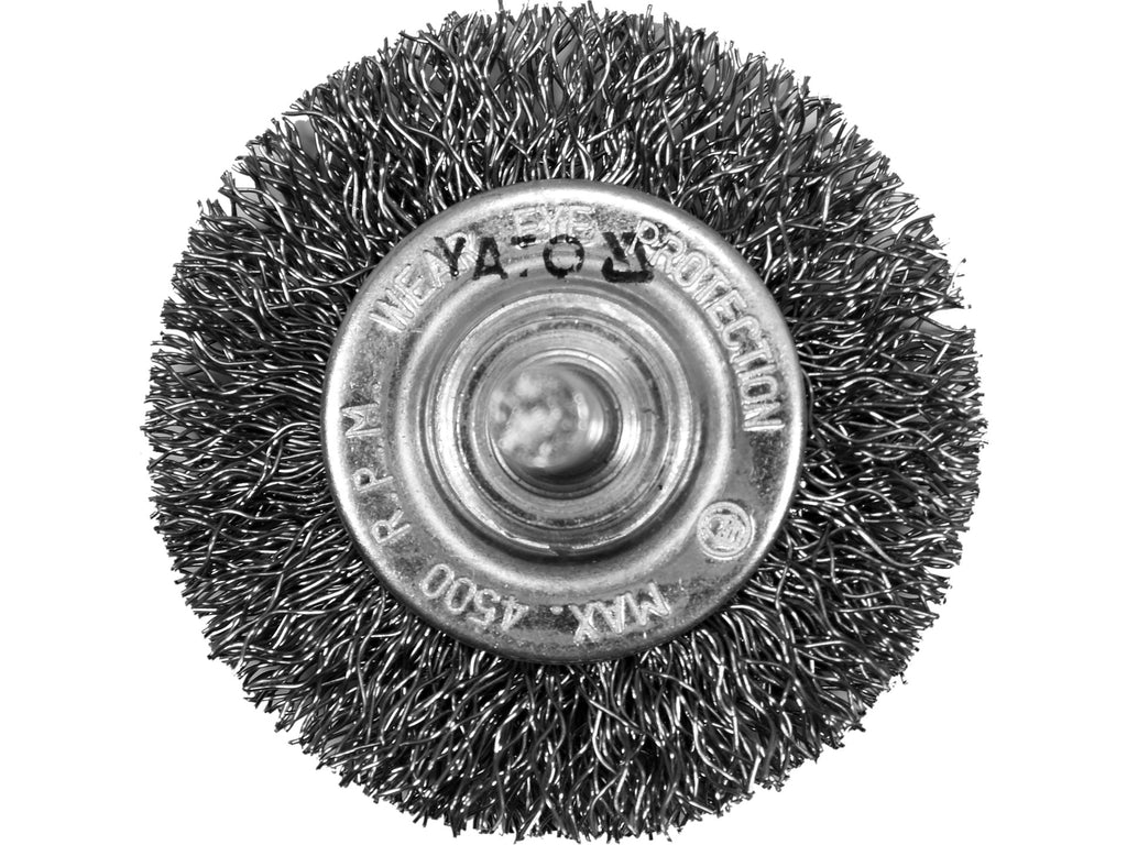 Schijfborstel Met Een Inox-Schacht Van 50 MM Voor Een Boor