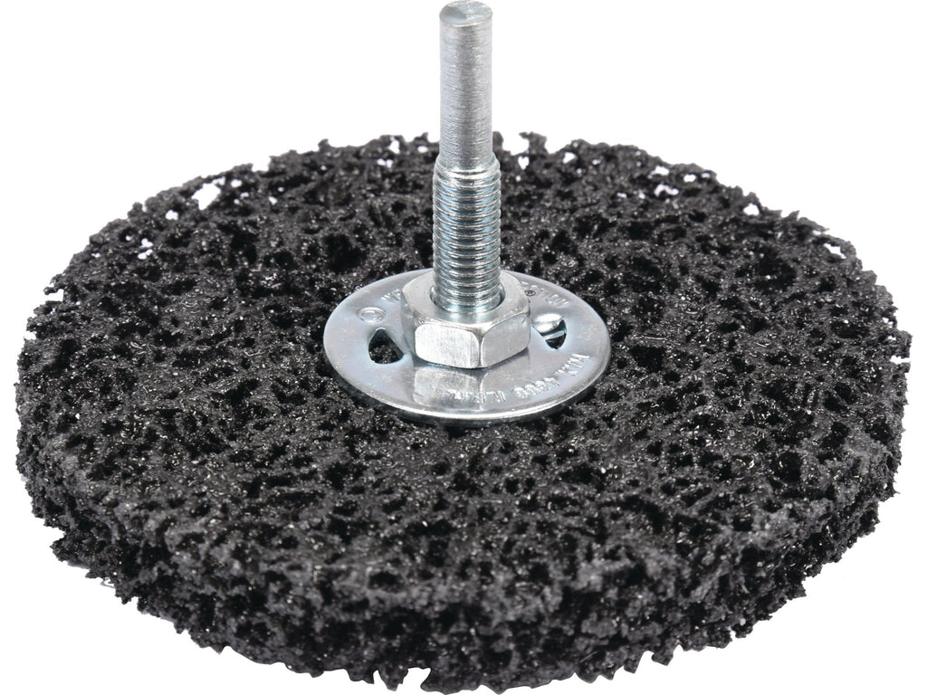 Schijfborstel 100MM Met Schacht Voor Een Boor