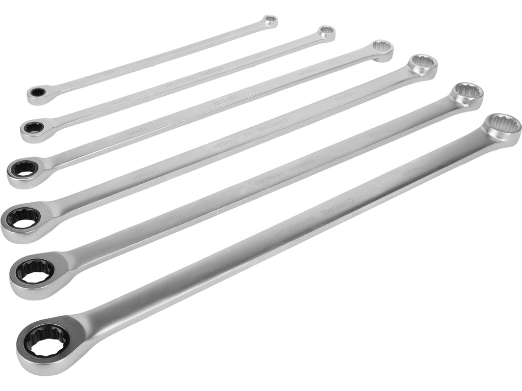 Lange Oog Sleutelset Met Spel 8-19MM 6 Stuks