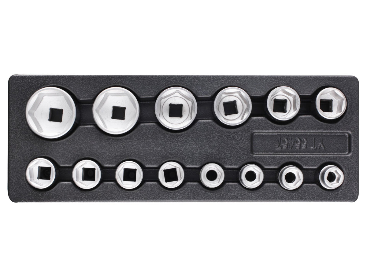 Lade Inzetset Dopsleutels 3/4'' 14 Stuks.