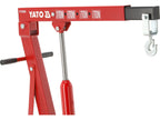 Werkplaatskraan 1000KG, Hefbereik 25-2100MM, Lengte 1580MM, Breedte 1060MM, Hoogte 1560MM.