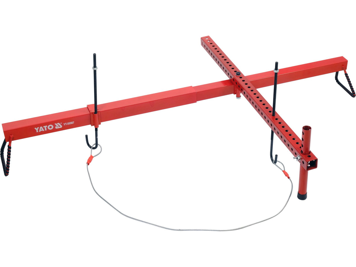 Balk Met Een Dwarskamer Voor Het Ophangen Van De Motor. Laadvermogen 320 Kg. Verstelbare Breedte 90-160 CM