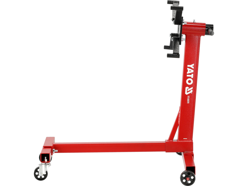 Montagestandaard Voor Motor, Laadvermogen 453 Kg, Draaiende Vergrendelde Kop, Metalen Wielen / Twee Stuur