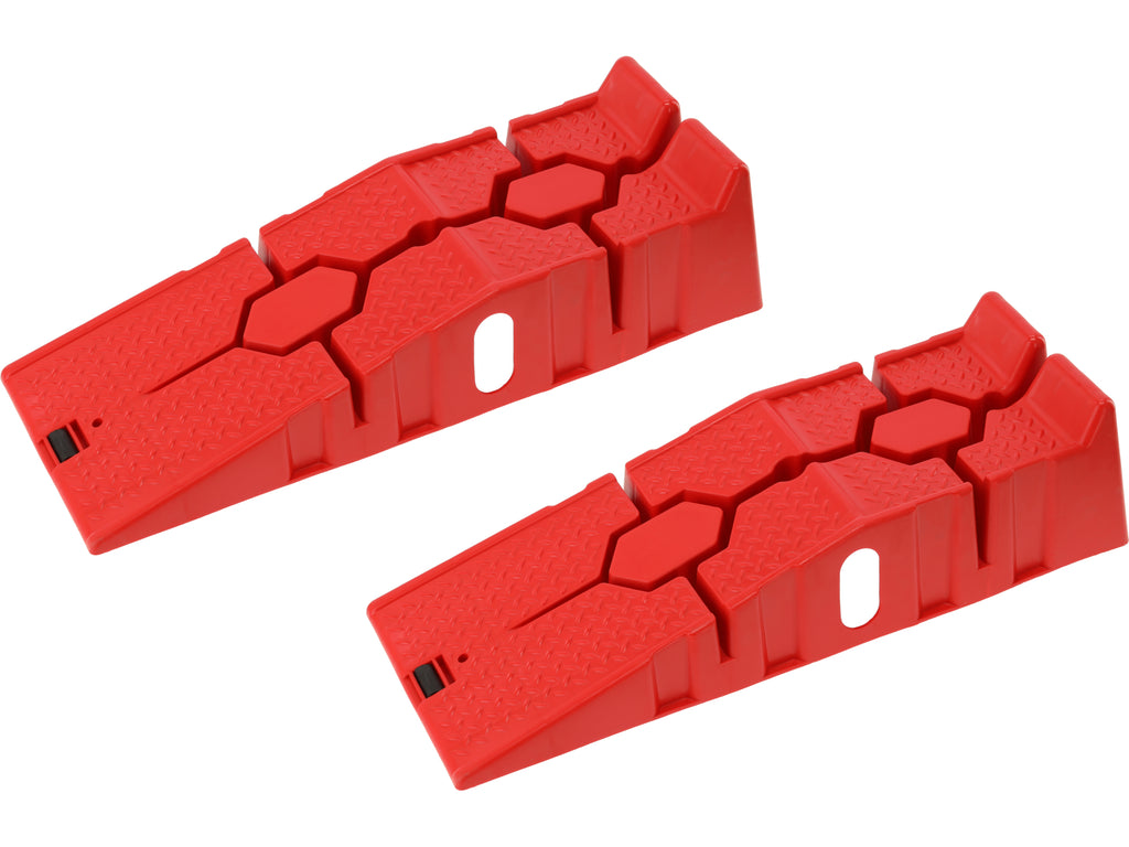 Auto Opstapjes Set 2 Stuks Draagvermogen 3T Rood