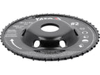 Frees, Volledige Rasp, Convex 120X6 NR.2 Voor Haakse Slijper