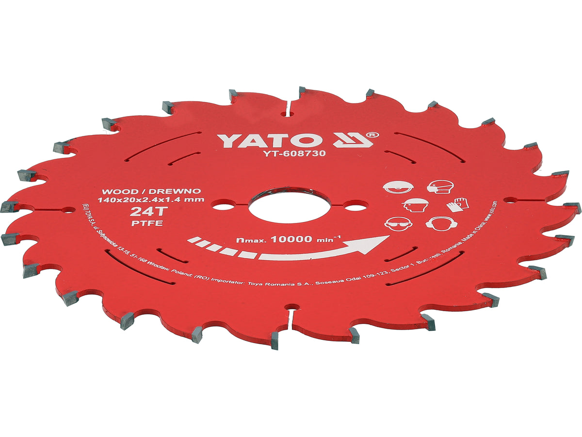 Tct Ptfe Schijf Voor Hout 140*20*24T