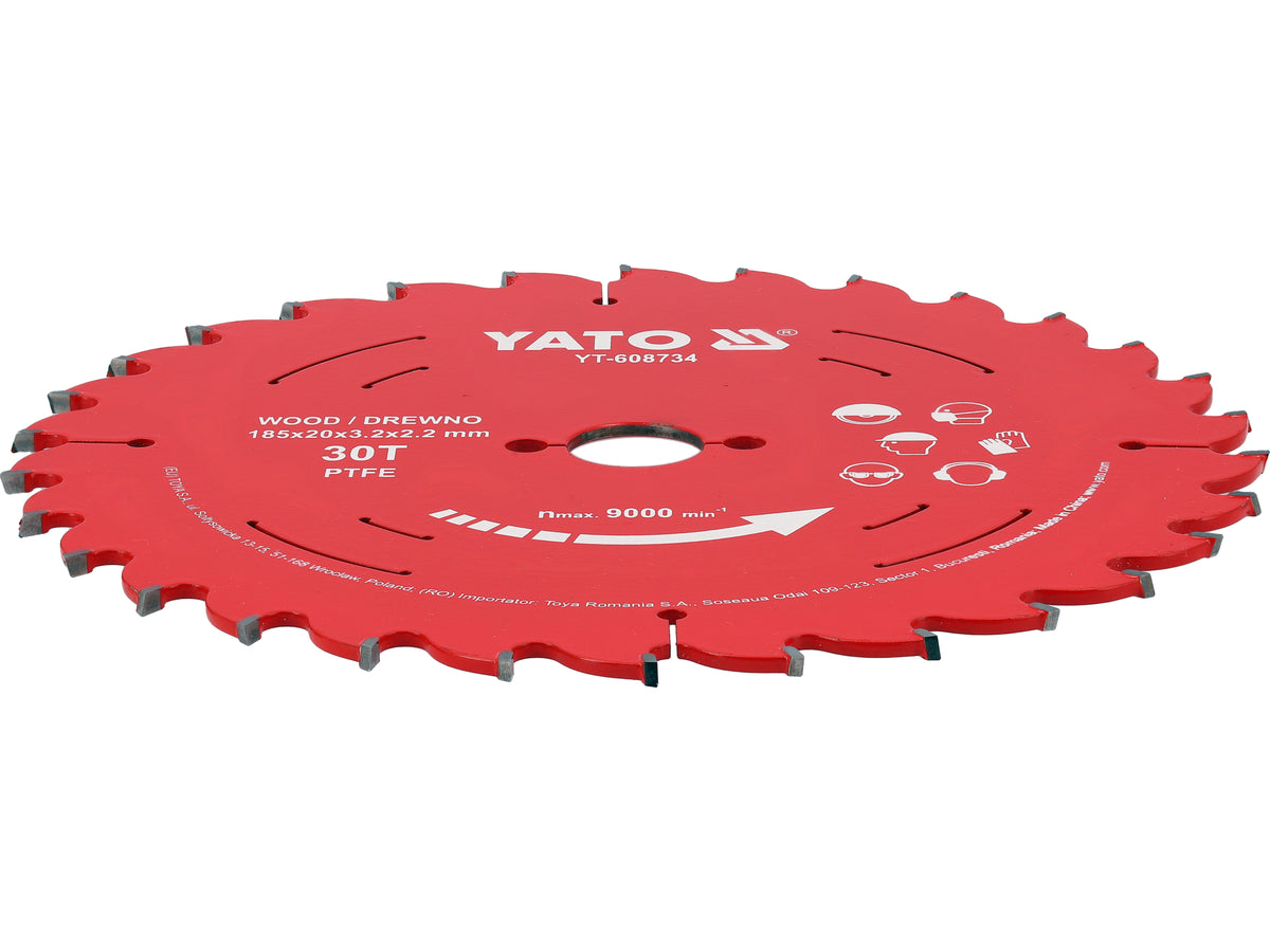 Tct Ptfe Schijf Voor Hout 185*20*30T
