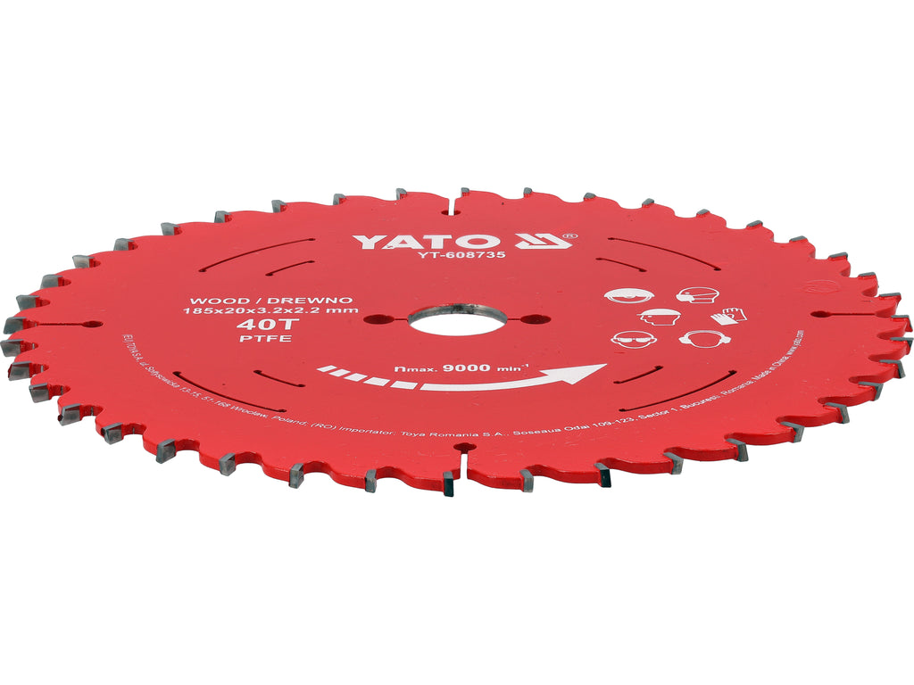 Tct Ptfe Schijf Voor Hout 185*20*40T