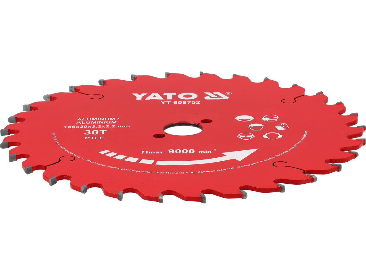 Tct Ptfe Schijf Voor Aluminium 185*20*30T