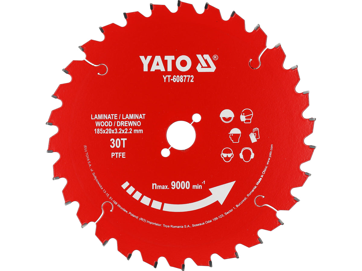 Tct Ptfe Schijf Voor Laminaat 185*20*30T