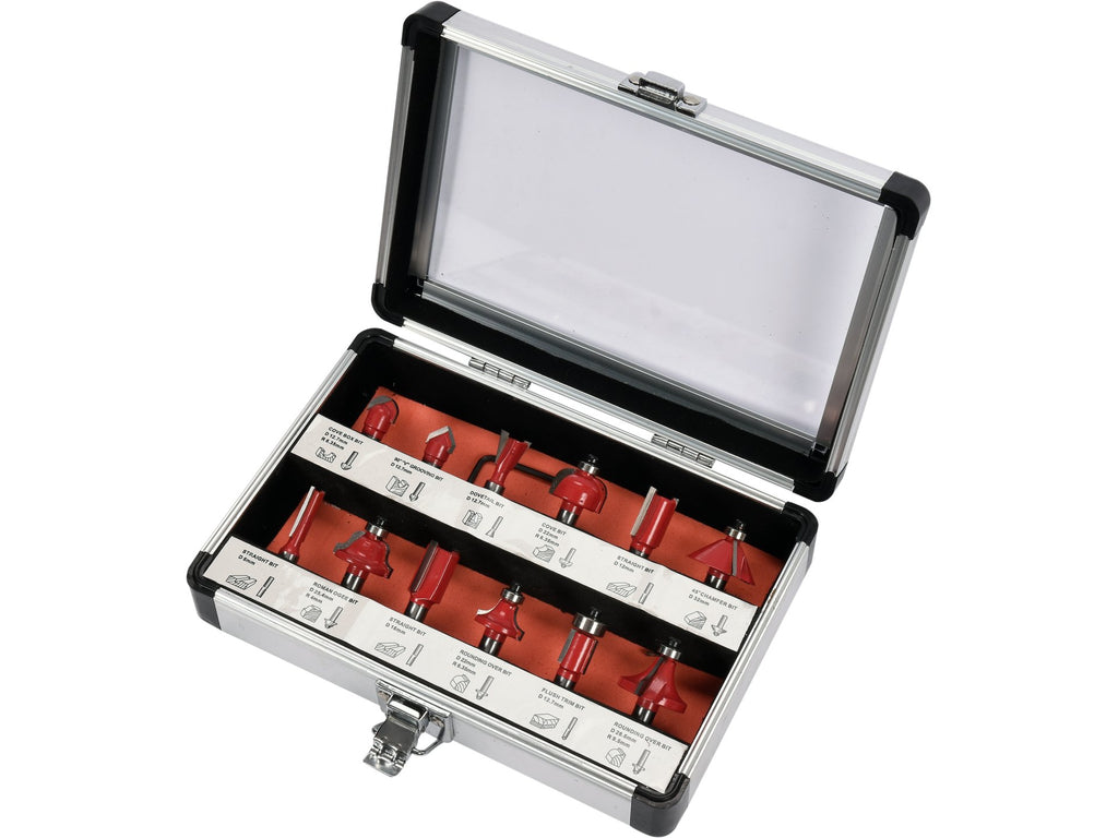Widia Set Schachtsnijders Voor Hout, 12 Stuks.