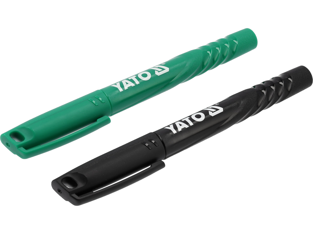 Technische Markers Set Van 2 / Zwart-Groen