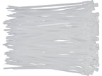 Kunststof Banden, 3,6X150MM, 100ST, Wit