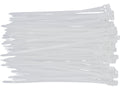 Kunststof Banden, 4,8X200MM, 100ST, Wit
