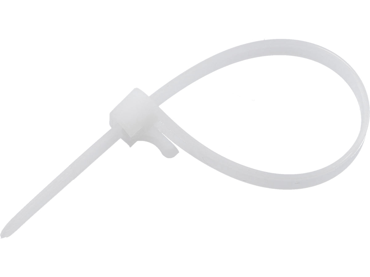 Kunststof Banden, 7,6X150MM, 50 St. Wit