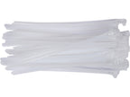 Kunststof Banden, Openbaar, 7,6X200MM, 50 St. Wit