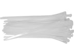 Kunststof Banden, 7,6X250MM, 50 St. Wit