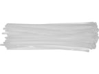 Kunststof Banden, 7,6X350MM, 50 St. Wit