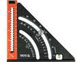 Aluminium Hoekstaaf Met Voet 140 MM - Vierkant