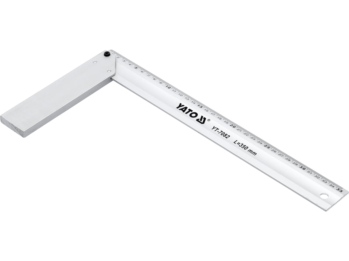 Aluminium Hoekstaaf 350 Mm.
