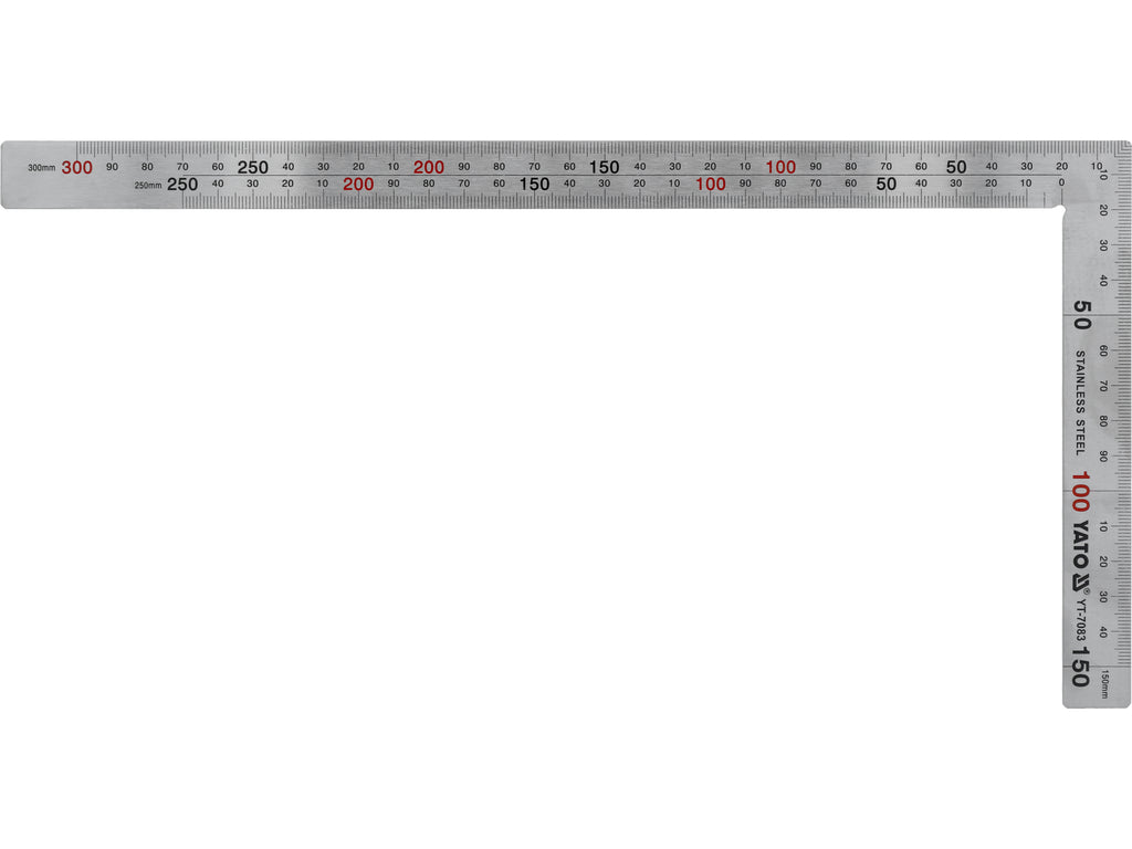 Stalen Hoekstaaf 150 X 300 MM Inox