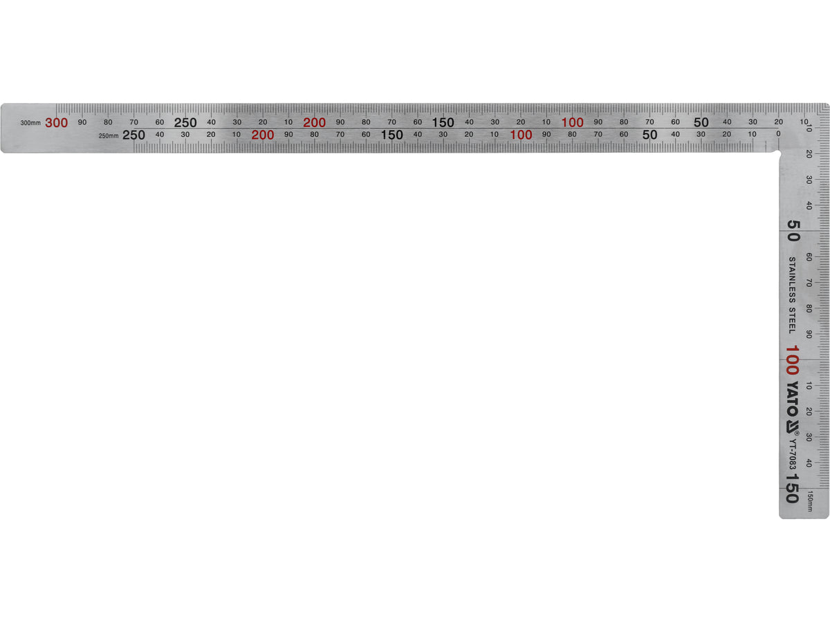 Stalen Hoekstaaf 150 X 300 MM Inox