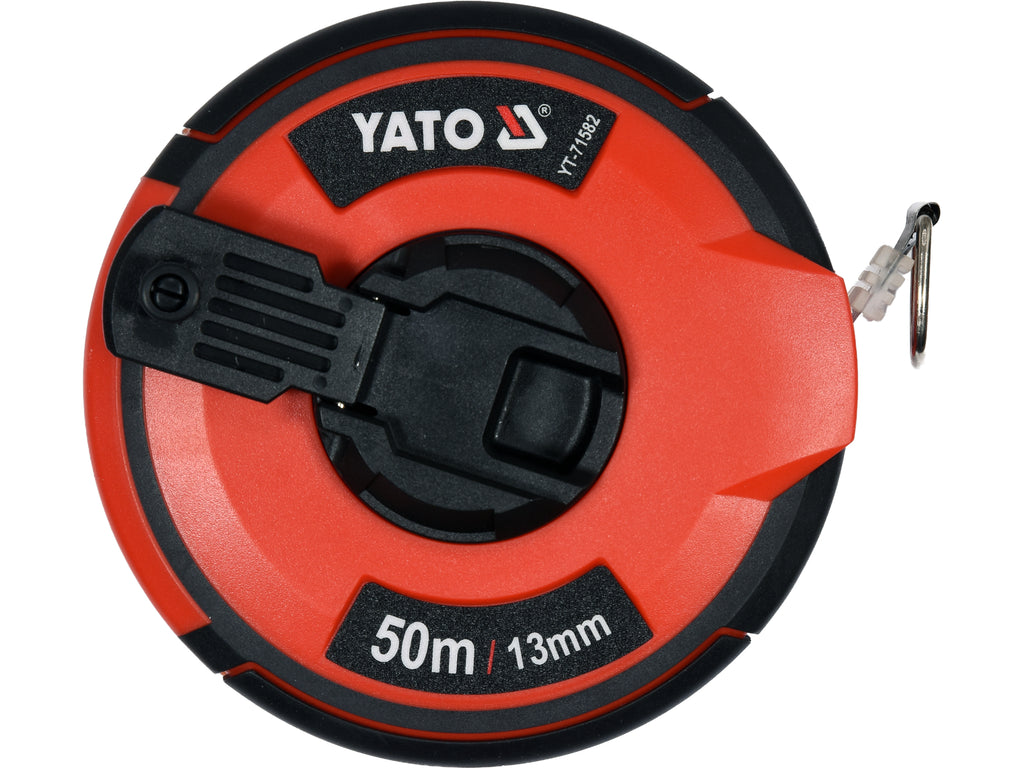 Stalen Meetband 50 M X 13 MM Bevestigd Met Nylon, Nauwkeurigheid Klasse Ii