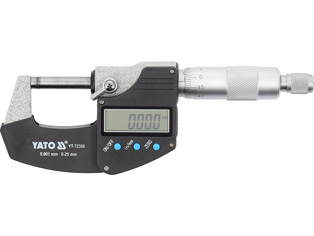 Digitale Buitenmicrometer 0-25MM