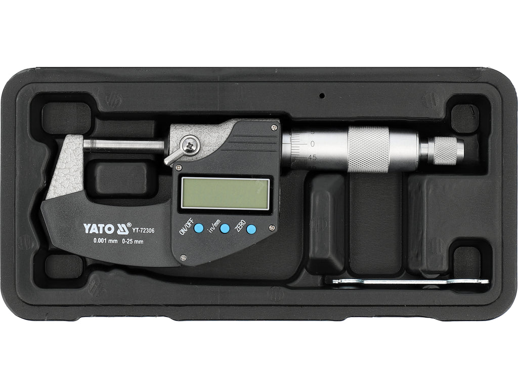 Digitale Buitenmicrometer 0-25MM
