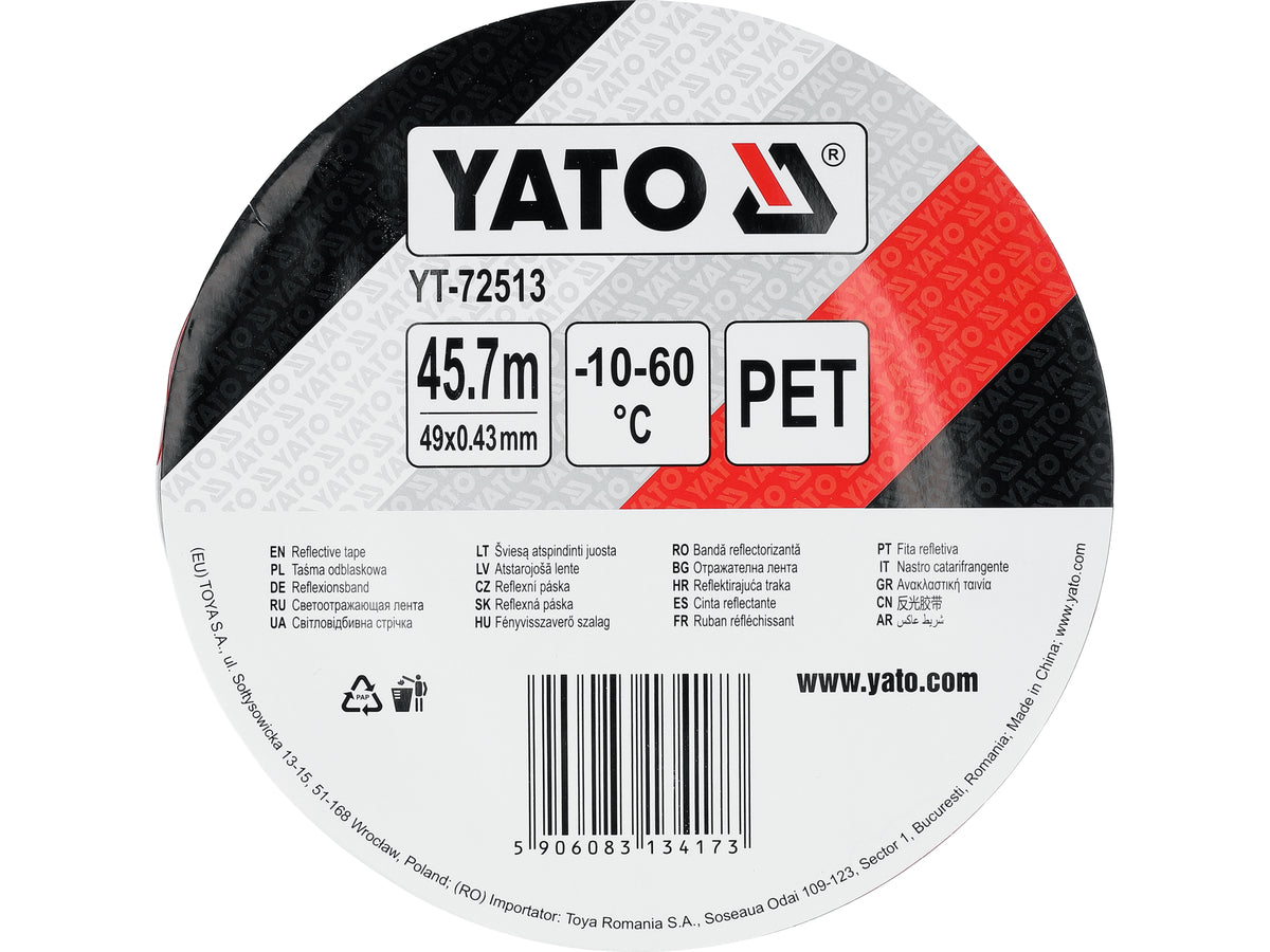 Reflecterende Band 49MM X 45,7M, Plakband
