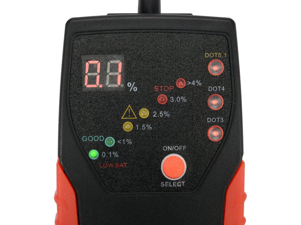 Remvloeistoftester Met Elektronisch Display En Flexibele Sonde