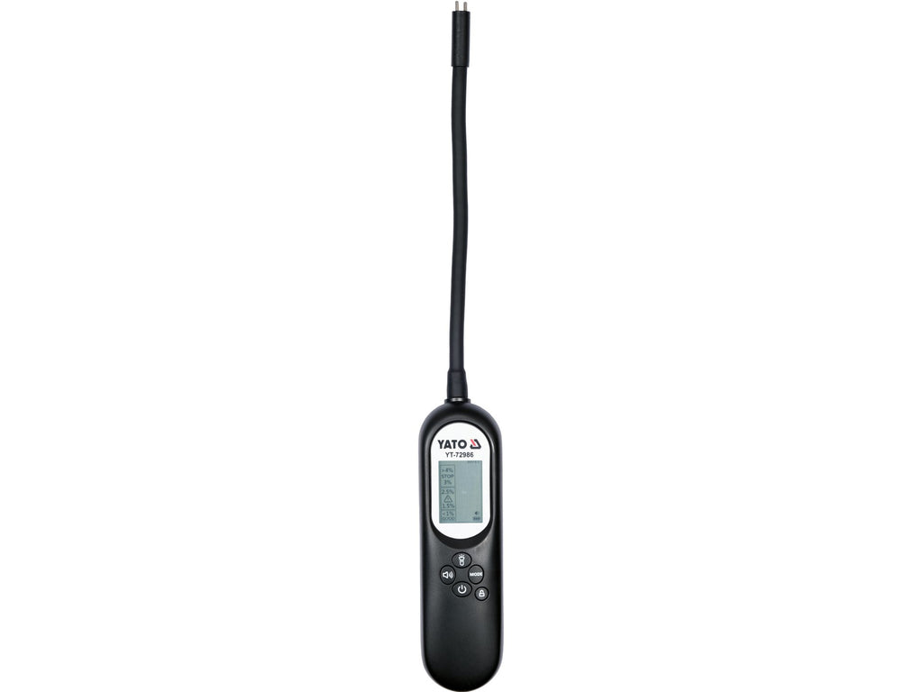 Remvloeistoftester Met Elektronisch Display En Flexibele Sonde. Op Batterijen.