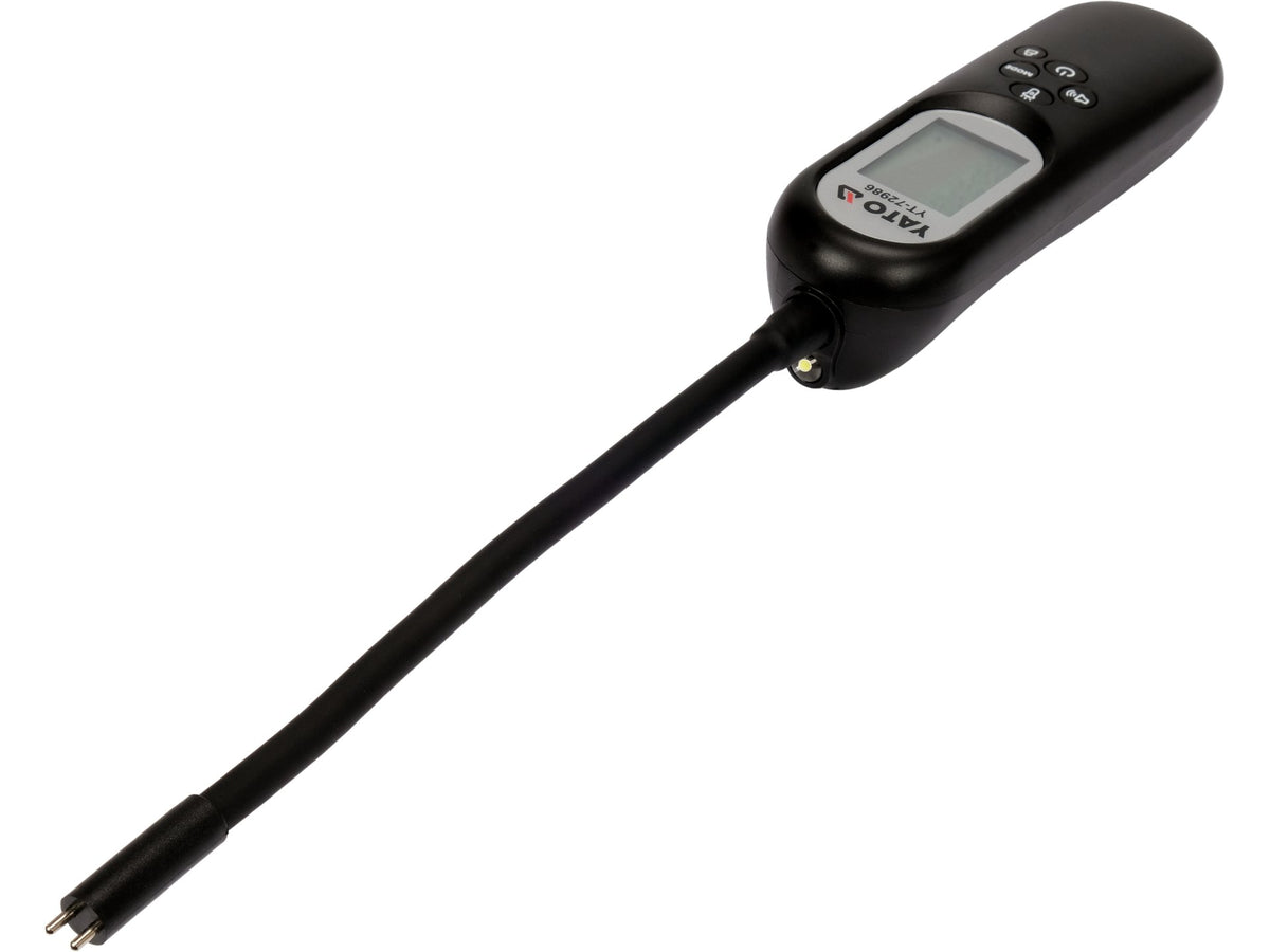 Remvloeistoftester Met Elektronisch Display En Flexibele Sonde. Op Batterijen.