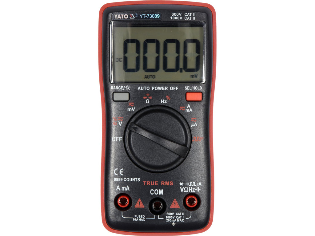 True Rms Digitale Meter Met Automatisch Bereik Lcd 9999