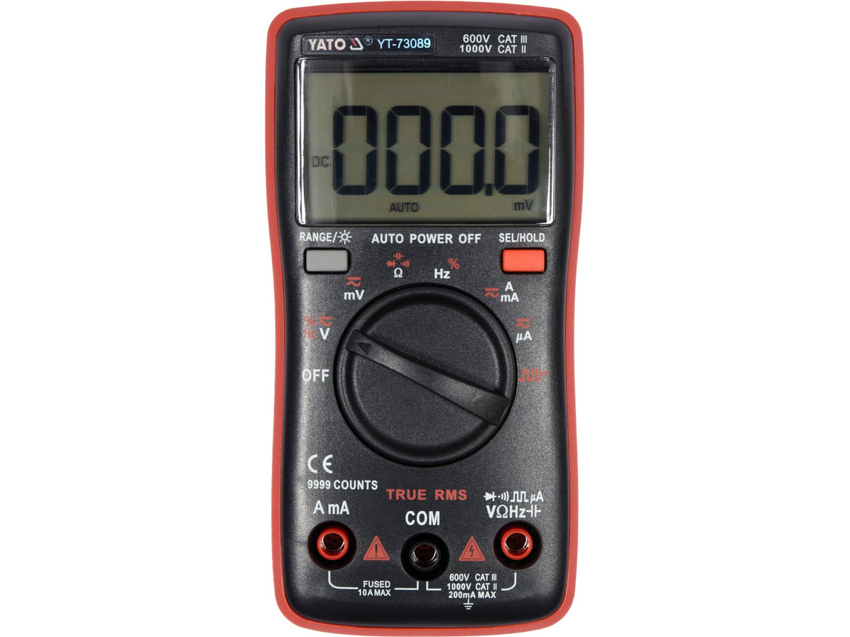 True Rms Digitale Meter Met Automatisch Bereik Lcd 9999