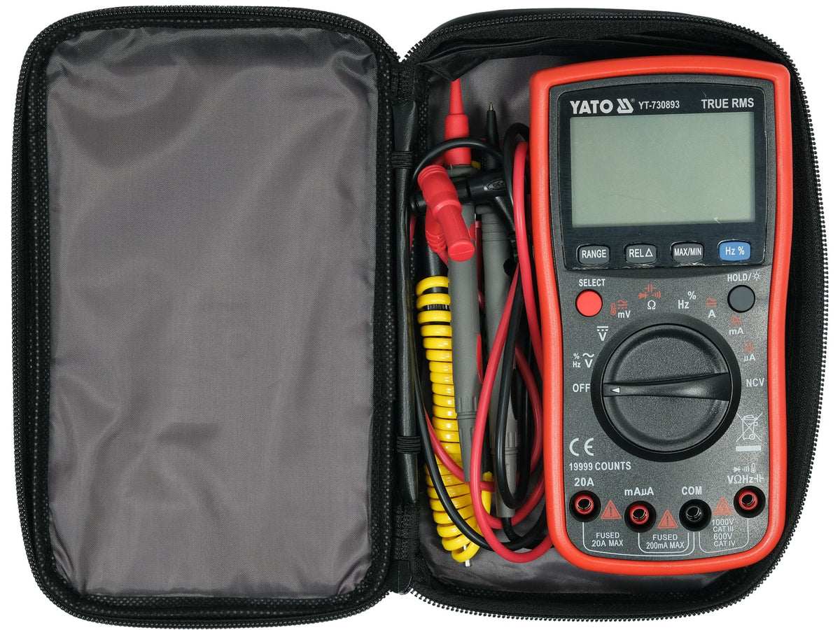 TRUE RMS DIGITALE METER MET AUTOMATISCH BEREIK LCD-scherm 19999