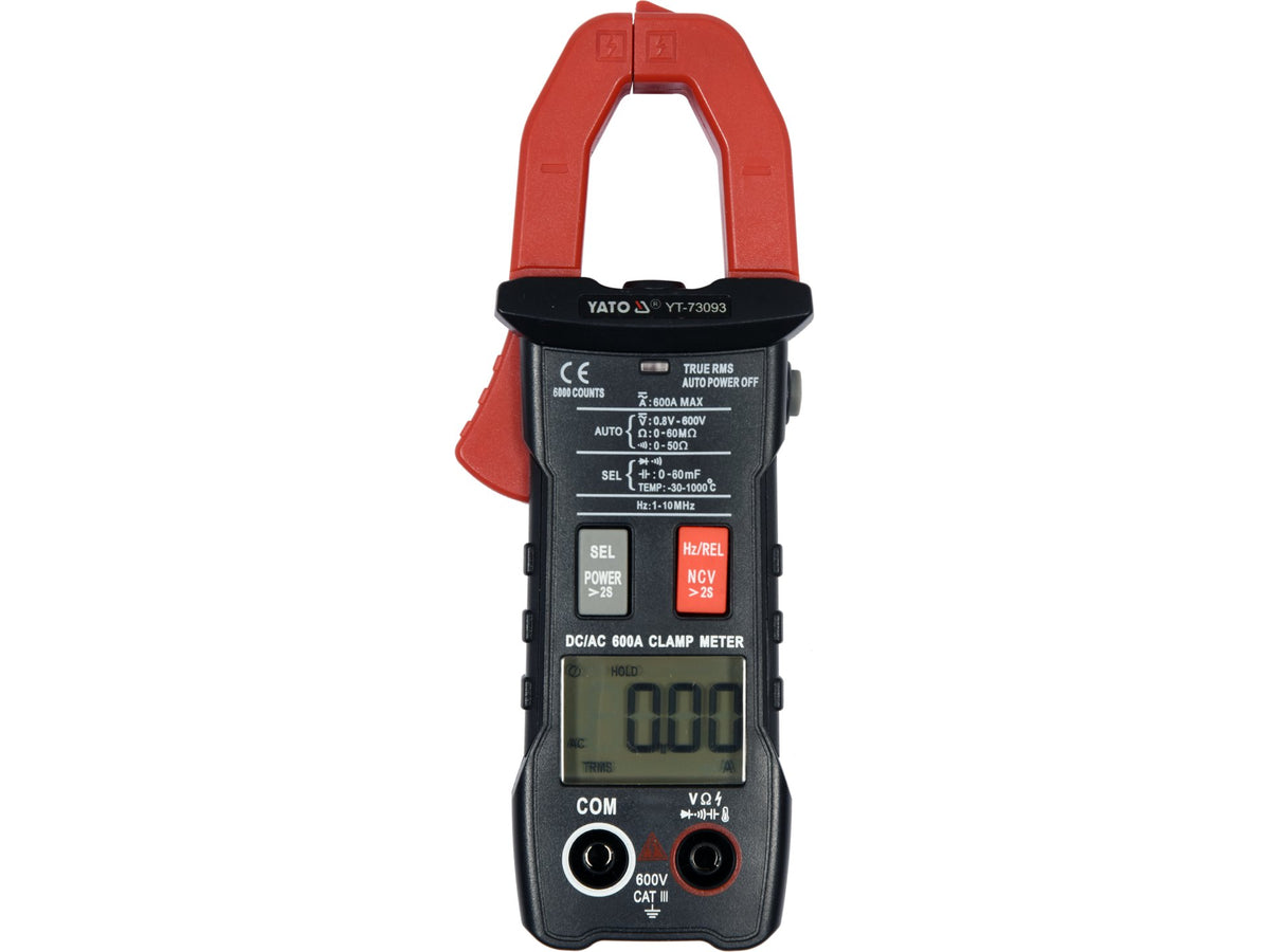 True Rms-Klemmeter Met Automatisch Ac/Dc-Bereik 600A