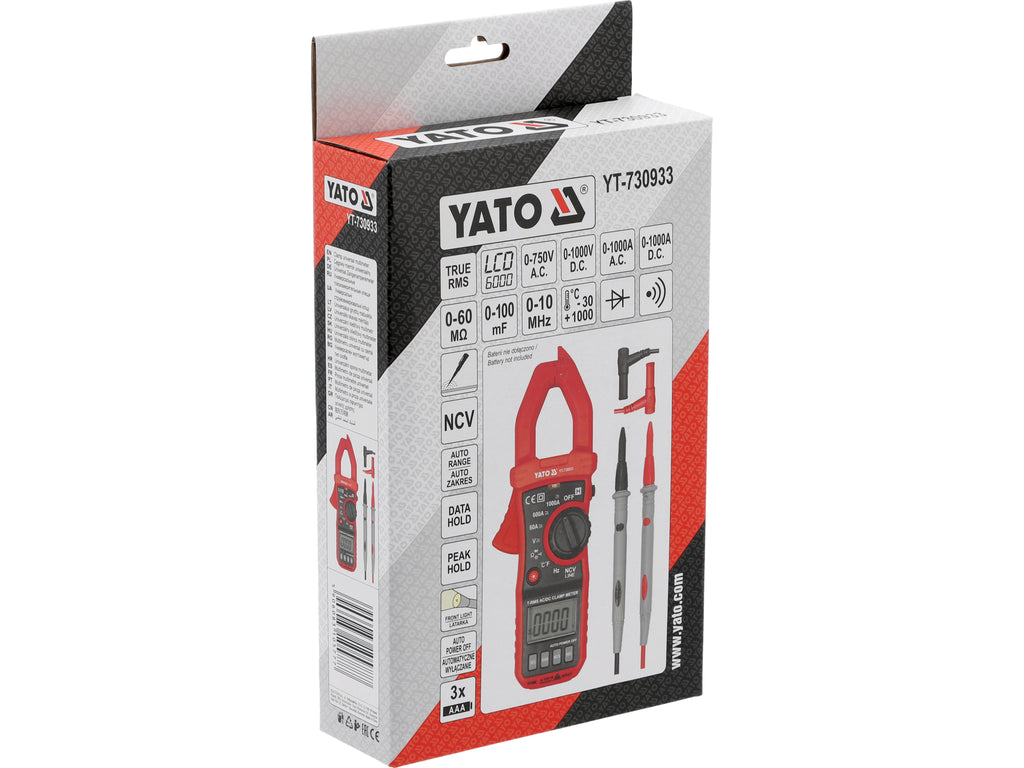 True Rms Ac/Dc-Klemmeter 10MA - 1000A