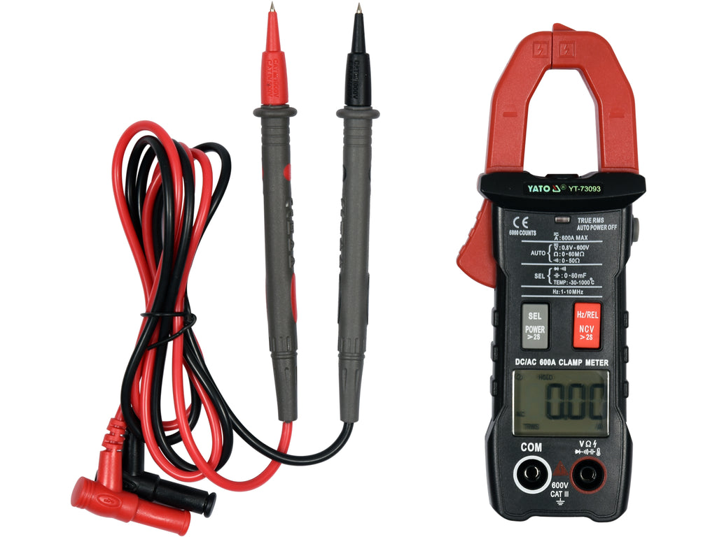 True Rms-Klemmeter Met Automatisch Ac/Dc-Bereik 600A
