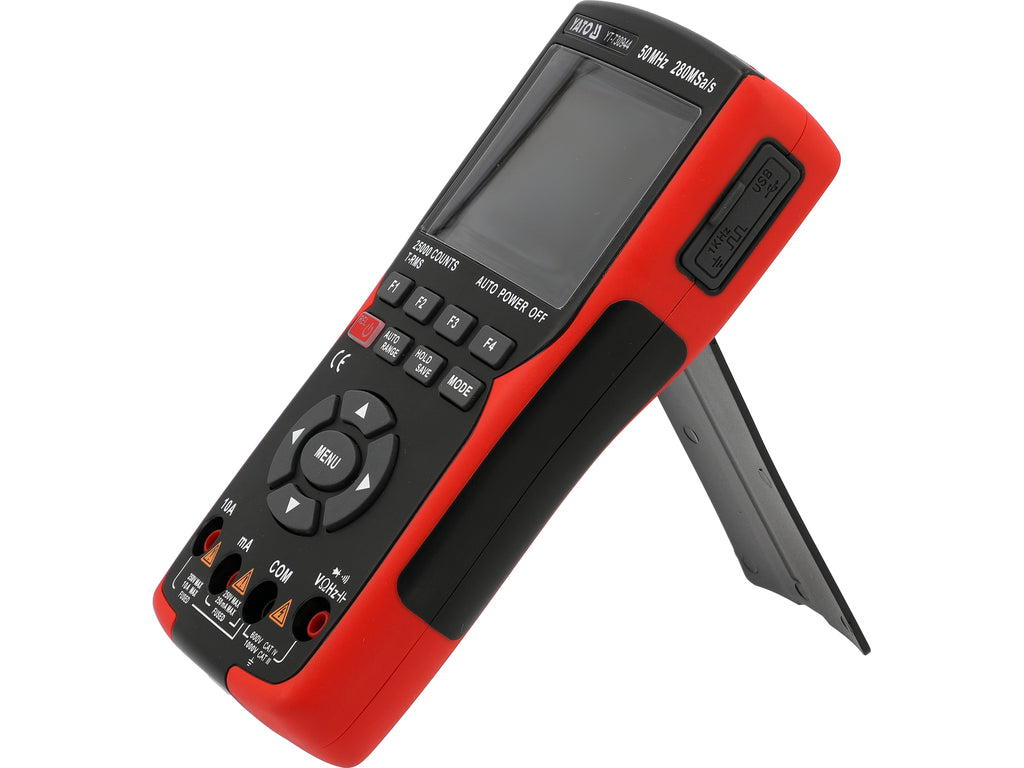 3-in-1 oscilloscoop, multimeter 280MSA/S 50MHZ