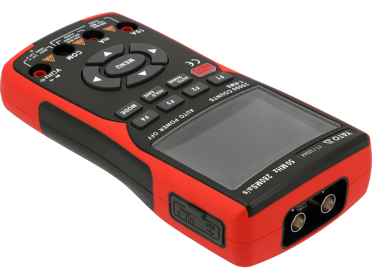 3-in-1 oscilloscoop, multimeter 280MSA/S 50MHZ