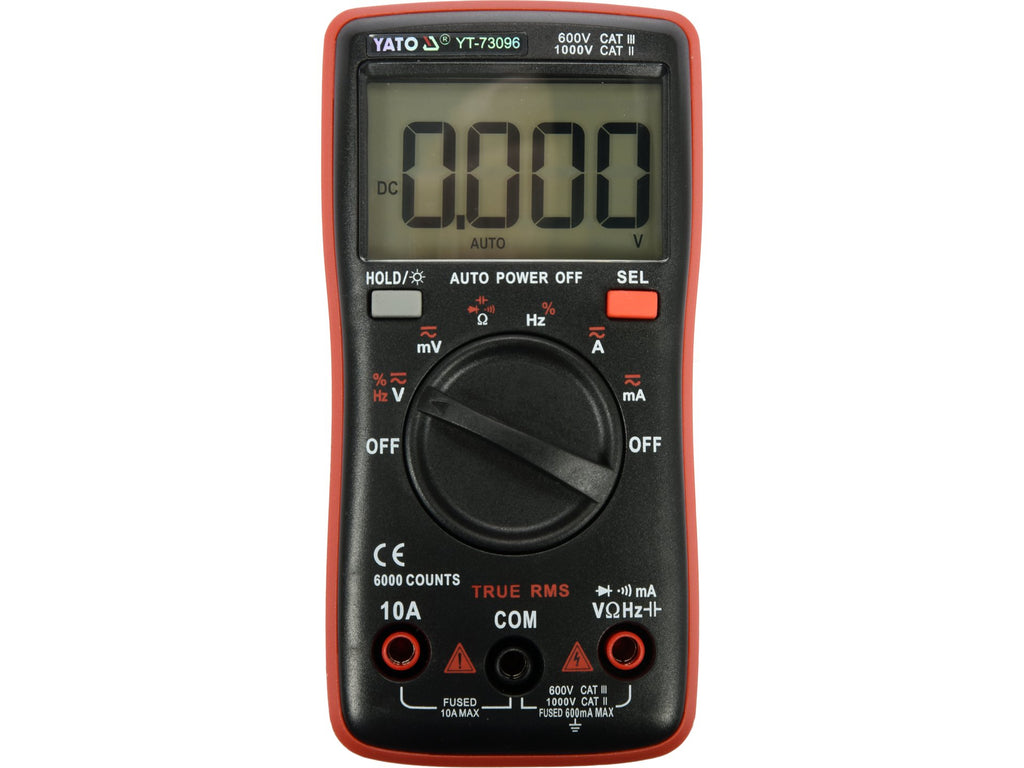 True Rms Digitale Meter Met Automatisch Bereik Lcd 6000