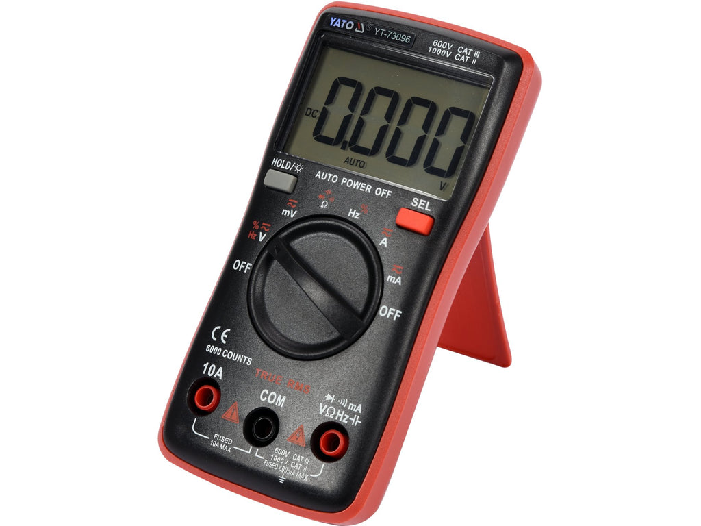 True Rms Digitale Meter Met Automatisch Bereik Lcd 6000