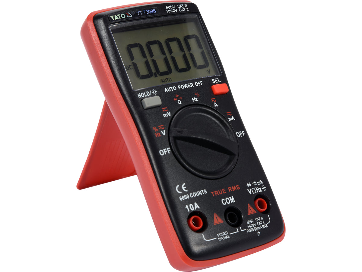True Rms Digitale Meter Met Automatisch Bereik Lcd 6000