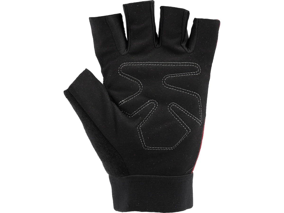Synthetische Lederen Handschoenen. Vingerloze Fietsformaat. 10