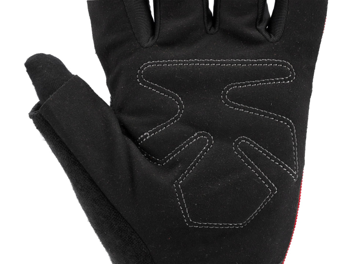 Synthetische Lederen Handschoenen. Vingerloze Fietsformaat. 9
