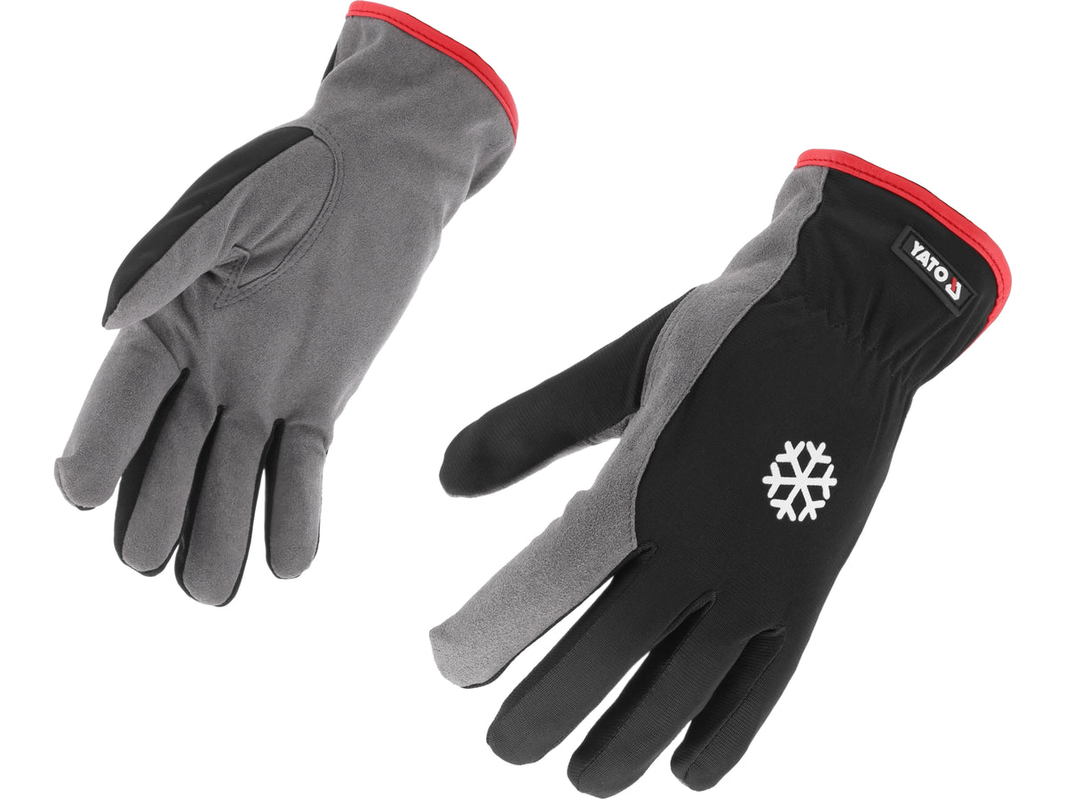 Werkhandschoenen, Warm, Synthetisch Leer, Maat 11