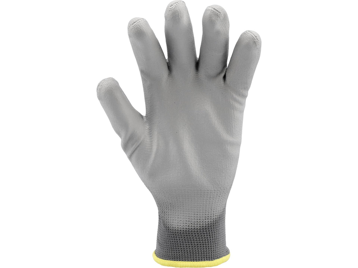 Beschermende Polyester Handschoenen, Pu-Gecoat, Maat 10