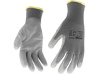 Beschermende Polyester Handschoenen, Pu-Gecoat, Maat 9
